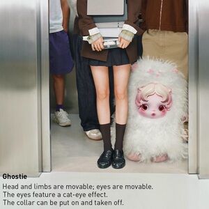 POP MART SKULLPANDA "You Found Me!" Plush Doll Pendant - Ghostie